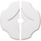 Ekena Millwork Percival Architectural Grade PVC Ceiling Medallion, 24"OD x 3"ID x 8 1/4"C x 1"P, Two-Piece CMP24PL2-03000 - alternate 1